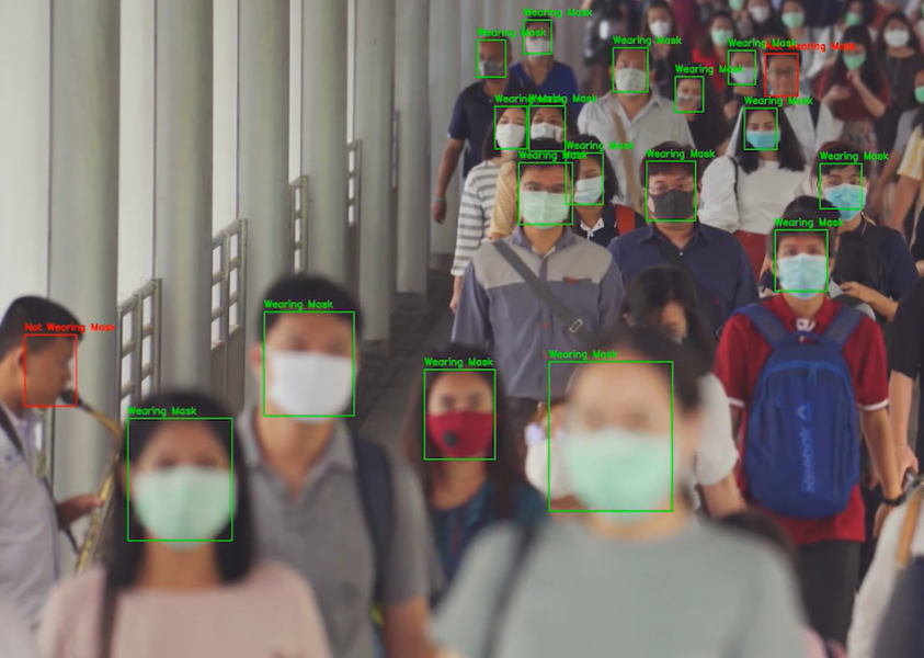 face mask detection software